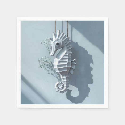 Serviette En Papier Seahorse (Devant)