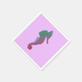 Serviette En Papier Seahorse, Ocean Life, Vector Art Cocktail Napkin (Coin)