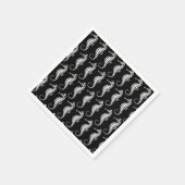 Serviette En Papier Seahorse White (Coin)