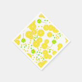 Serviette En Papier Seamless bright lemon slices candy lollipops (Coin)