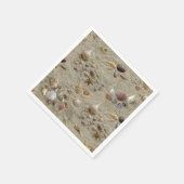Serviette En Papier Seashell à Beach Sand (Coin)
