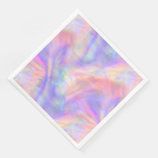 Serviette En Papier seconde vue, holo pastel : (Coin)