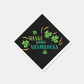 Serviette En Papier Secouer vos Shamrocks (Coin)