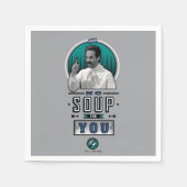 Serviette En Papier Seinfeld | Pas De Soupe Pour Vous Graphique (Devant)