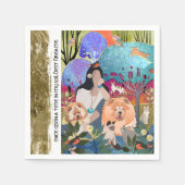 SERVIETTE EN PAPIER SÉJOURNER ENFANT GYPSY SAUVAGE - PAPIER NAPKINS (Devant)