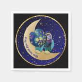 Serviette En Papier SÉJOURNER WILD MOON ENFANT Chow chien serviettes (Devant)