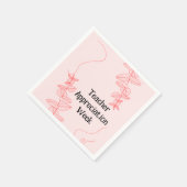 Serviette En Papier Semaine d'appréciation de l'enseignant (Coin)