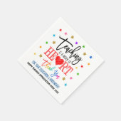 Serviette En Papier Semaine d'appréciation de l'enseignant Papier de d (Coin)