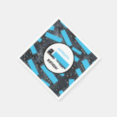 Serviette En Papier Semi-remorque Camion Transport Camions Anniversair (Coin)