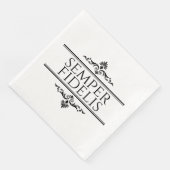 Serviette En Papier Semper Fidelis (Coin)