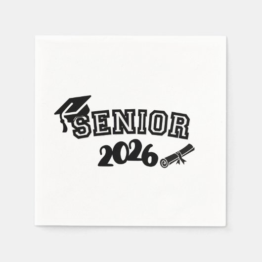 Serviette En Papier Senior 2026 Paper Napkin (Devant)