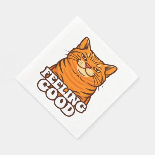 Serviette En Papier Sens bon chat Cool (Coin)