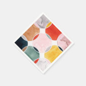 Serviette En Papier Sensal - Motif circulaire (Coin)