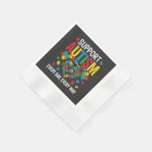 Serviette En Papier Sensibilisation à l'autisme (Coin)