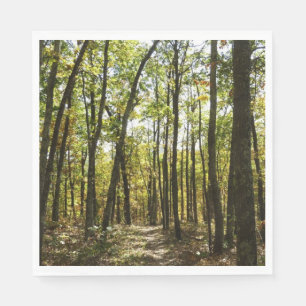 Serviette En Papier Sentier des Appalaches en octobre à Shenandoah