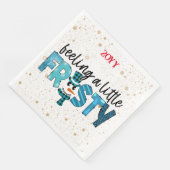 Serviette En Papier Sentir Une Personnaliser Un Peu Froide (Coin)