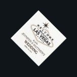 Serviette En Papier Sepia Las Vegas Affiche de bienvenue Mariage perso<br><div class="desc">Personnalisé pour convenir à votre Mariage ou à d'autres célébrations/occasions/événements/besoins en papier serviettes</div>