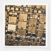Serviette En Papier Sepia Mirrors (Devant)