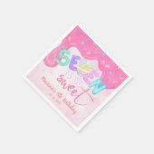 Serviette En Papier Sept est si doux Pink Frosting Marshmallow (Coin)