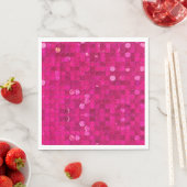 Serviette En Papier Séquence rose vif (En situation)