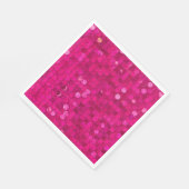 Serviette En Papier Séquence rose vif (Coin)