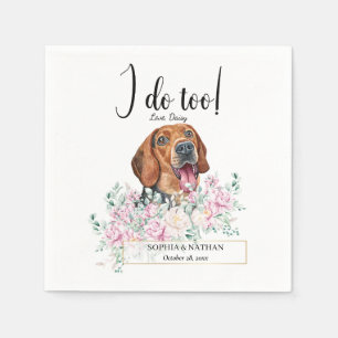 Serviette En Papier Serbe Hound Chien Mariage Cocktail Napkins
