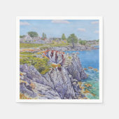 Serviette En Papier Sérénité de Pacific Grove (Devant)