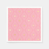 Serviette En Papier Série Princesse Abeille Conception #3 (Devant)