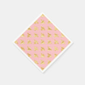 Serviette En Papier Série Princesse Abeille Conception #7 (Coin)
