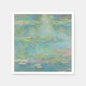 Serviette En Papier Série Water Lilies par Claude Monet (Devant)