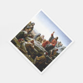 Serviette En Papier Sermon sur le Mont - Carl Bloch peinture (Coin)