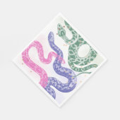 Serviette En Papier Serpent Anniversaire de la fête Naples (Coin)