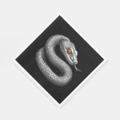 Serviette En Papier Serpent d'argent (Coin)