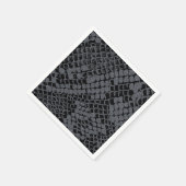 Serviette En Papier Serpent d'argent Imprimer Papier Cocktail Serviett (Coin)