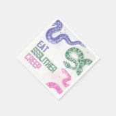 Serviette En Papier Serpent de fille serviettes (Coin)