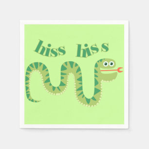 Serviette En Papier Serpent de sifflement de sifflement
