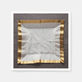 Serviette En Papier Serrure en or