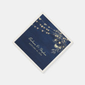 Serviette En Papier Serrure Russe Marine Lumières Mariage Napkins (Coin)