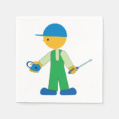 Serviette En Papier Serrures en papier serrurier (Devant)