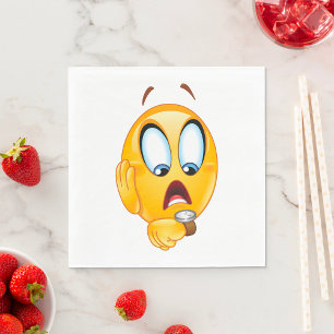 Serviette En Papier Serveurs Emoji Stabilisés