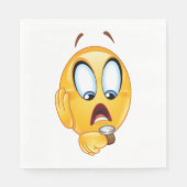 Serviette En Papier Serveurs Emoji Stabilisés (Devant)