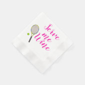Serviette En Papier Servez-moi Vin Tennis Napkins (Coin)