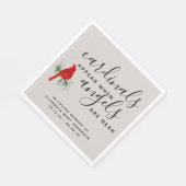 Serviette En Papier Service commémoratif funéraire du Cardinal Souveni (Coin)