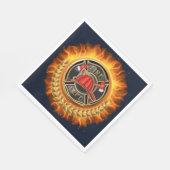 Serviette En Papier Service des incendies (Coin)