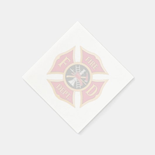 Serviette En Papier Service d'incendie Maltese Cross Naples (Coin)