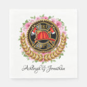 Serviette En Papier Service d'incendie Napkin (Devant)