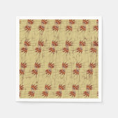 Serviette En Papier Serviette à cocktails avec motif Fabric (Devant)