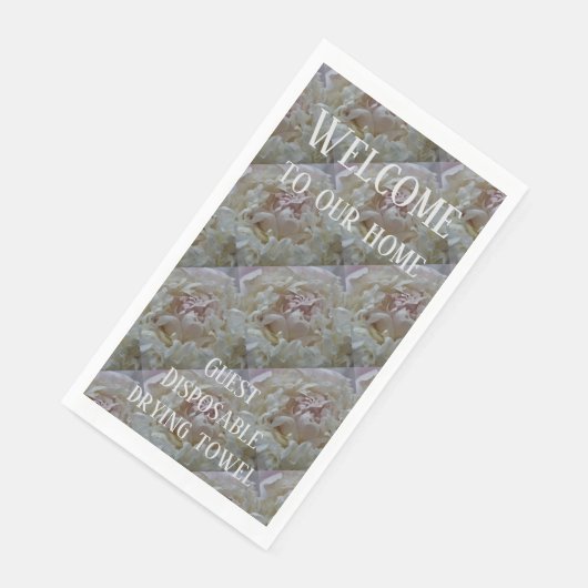 Serviette En Papier Serviette à main jetable Lit de pivoines (Coin)