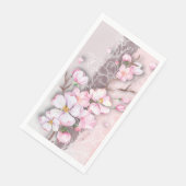 Serviette En Papier Serviette Abstraite en fleur de cerise (Coin)