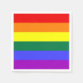 Serviette En Papier Serviette arc-en-ciel solide (Devant)